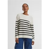 Urban Classics Women's striped sweater cream/black