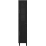  Highboard Crni hrast 34,5 x 34 x 180 cm Konstruirano drvo | shoptok.hr