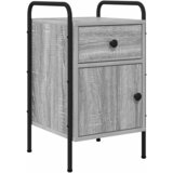vidaXL Nočna omarica Siva Sonoma 35 x 36,5 x 61 cm Inženirski les, (5000298682) | Shoptok.si