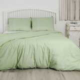 Odeja Posteljnina s trakci Tia Organic - zelena-240x220+2x80x60 | Shoptok.si