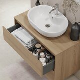  Kupaonski ormarić TRONDHEIM za umivaonik 90 cm, hrast | Eponuda.com