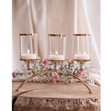  Svećnjak GLAMOUR zlatni/prozirni | Eponuda.com