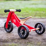Kinderfeets drvena dječja guralica Tiny Tot 2u1 Cherry Red | shoptok.hr