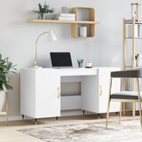 vidaXL Radni stol bijeli 140 x 50 x 75 cm od konstruiranog drva | shoptok.hr