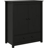 Maison Chic Komoda - Predalnik črna 83x41,5x100 cm trdna borovina, (21715839) Cene