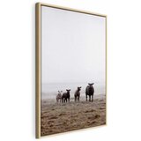  Slika - Friends in the Morning (1 Part) Vertical 60x90 U prirodnom drvenom okviru | shoptok.hr