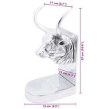 vidaXL držači za knjige u obliku bika Set od 2 Srebrna Aluminij | shoptok.hr