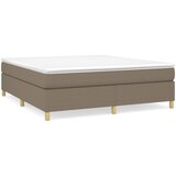 Maison Chic Box spring postelja - Vzmetna postelja z vzmetnico taupe 180x200 cm blago SL8211, (21886236) | Shoptok.si