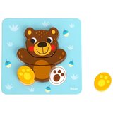 Woopie drvena slagalica: Montessori kocke životinja | shoptok.hr