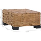  Stolić za kavu 47 x 47 x 28 cm od prirodnog ratana | Eponuda.ba
