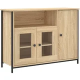 Maison Chic Komoda - Predalnik sonoma hrast 100x35x75 cm inženirski les, (21717861)