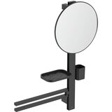 Ideal Standard Mat crna metalna zidna kupaonska polica ALU+ – | shoptok.hr
