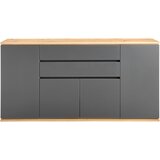 XORA komoda, barve grafita, hrast artisan | Shoptok.si