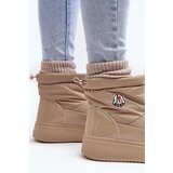 Boto Women's Slip-On Snow Boots Platform Beige Gattea | ePonuda.com