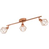Eglo zapata reflektor/3, led, g9, 3x2,5w, 3x360lm, bakar/čelik/bijelo staklo | shoptok.hr