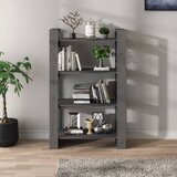 Ormarić za knjige / pregrada sivi 80x35x125 cm od borovine | shoptok.hr