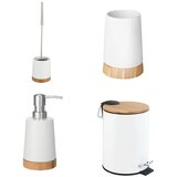Wenko Bel keramičen komplet pripomočkov za kopalnico Bamboo – Cene