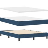  Postelja boxspring z vzmetnico z vzmetnico Modra 140 x 200 cm, (5000128087) | Shoptok.si