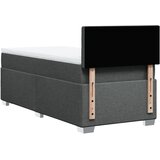 Krevet s oprugama i madracem tamnosivi 90x200 cm od tkanine | shoptok.hr