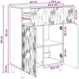  Kreveta Hrast sonoma 66 x 34,5 x 90 cm Konstruirano drvo | shoptok.hr