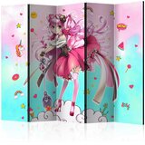 Artgeist PARAVAN 225/172/3 cm turkizna, pink | Shoptok.si