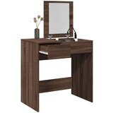 vidaXL Toaletni stolić s ogledalom smeđa boja hrasta 73x46,5x120 cm | shoptok.hr