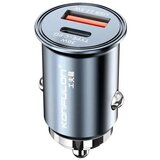 Konfulon auto punjač mini C80Q usb-a 22.5W + usb-c pd 30W siva | ePonuda.com