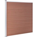  Vrtna ograda WPC 1737 x 186 cm smeđa | shoptok.hr