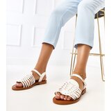 D/CEO White flat Roman sandals Everlay | shoptok.hr