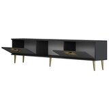 Hanah home TV polica Nida Anthracite Gold
