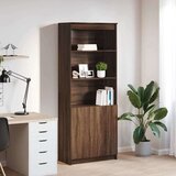 vidaXL Visoka omara rjavi hrast 70x35x180 cm inženirski les | Shoptok.si