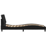  Okvir kreveta s LED-om bez madraca Hanko crni 90 x 190 cm baršunasti | shoptok.hr