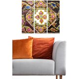 Wallity MDF1552613 multicolor decorative mdf painting (3 pieces) | ePonuda.com