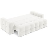 Makamii Bijela sklopiva sofa od bouclé tkanine 255 cm Milu – | shoptok.hr