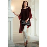 Fenzy Elegantna Polprosojna Tunika Ginette, Bordo cene