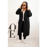 Kesi Women's cotton hoodie Plus Size with pockets black | shoptok.hr