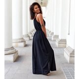 UR/CEO Black long slit dress Édouard | ePonuda.com