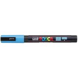 Marker Uni pc-3m Posca svijetlo plavi | Shoptok.si