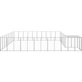  Kavez za pse srebrni 25,41 m² čelični | shoptok.hr