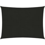  Senčno jadro 160 g/m² črno 6x7 m HDPE, (20965735) | Shoptok.si