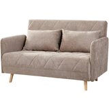 MID.YOU ZOFA S POSTELJNO FUNKCIJO, svetlo rjava tekstil | Shoptok.si