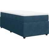 Box spring krevet s madracem tamnoplavi 100x200 cm baršunasti | shoptok.hr