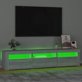 TV ormarić s LED svjetlima boja hrasta sonome 180x35x40 cm | shoptok.hr