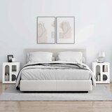  Nočna omarica 2 pcs Visok sijaj bela 40 x 35 x 50 cm, (5000107115) | Shoptok.si