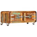  Stolić za kavu od masivnog obnovljenog drva 85 x 55 x 40 cm | shoptok.hr