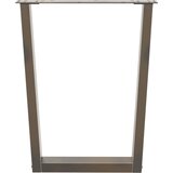  Noge za blagovaonski stol V-oblik 2 kom Prirodni čelik 70 x (72-73,3) cm Čelik | shoptok.hr