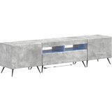  5-dijelni LED TV ormarić Betonska siva Konstruirano drvo | shoptok.hr