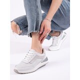 SHELOVET Grey Women's Sports Shoes Cene