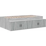  Okvir kreveta za odlaganje Siva Sonoma 80x200 cm | shoptok.hr