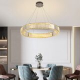  LED prigušiva luster na sajli LED/50W/230V 3000-6500K hrom + daljinski upravljač | Eponuda.com